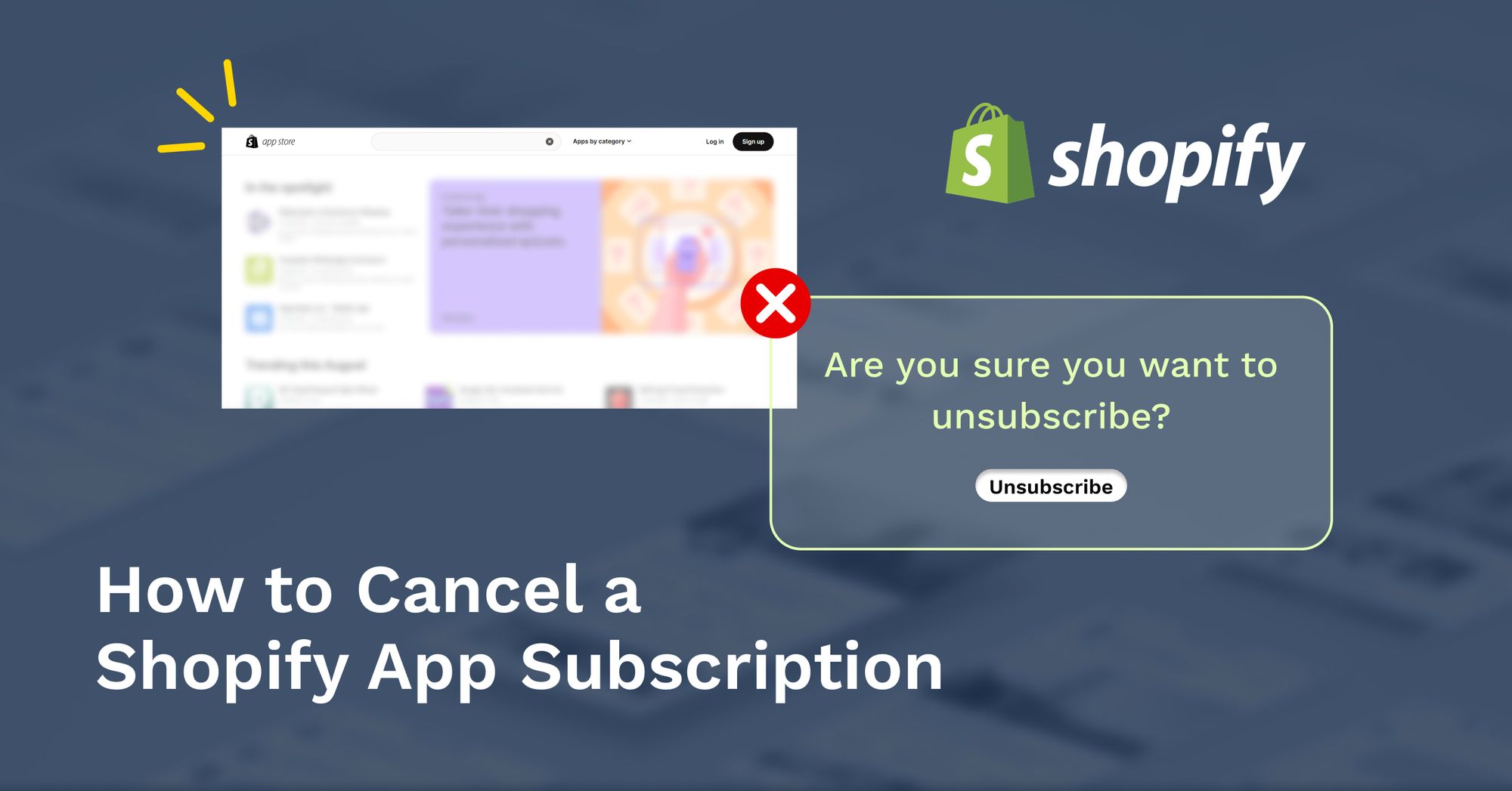 Cancelation Of Shopify Subscription