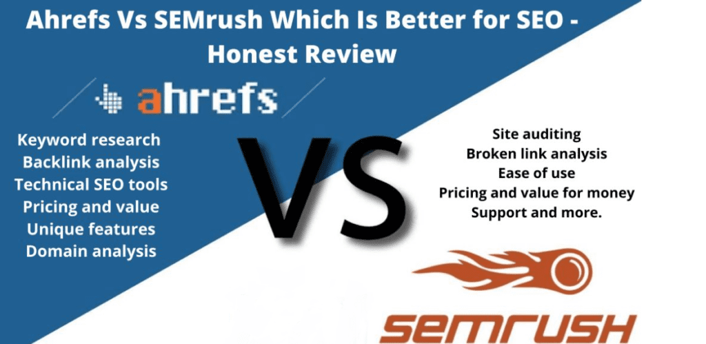 Ahrefs vs. Semrush